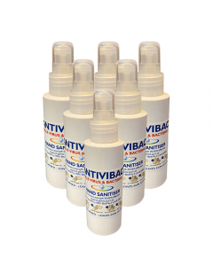 AntiViBac >80% Alcohol Hand Sanitiser - Box of 6x100ml Spray OR Twist Top Bottles