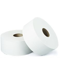 2ply White Toilet Rolls Jumbo 200m x92mm – 12 Pack