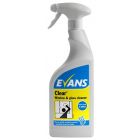 Evans Clear Glass Cleaner 6x750ml